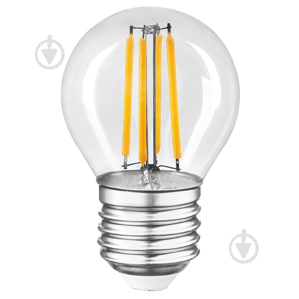 Лампа светодиодная Violux LED FILAMENT G45 4 Вт E27 4000 К 195 В прозрачная 832034 - фото 1