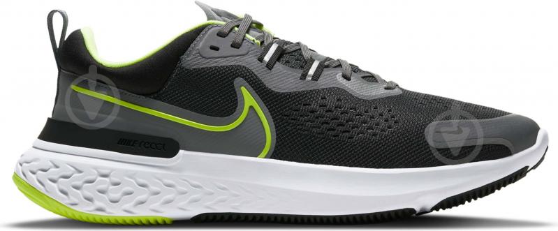 Кроссовки Nike React Miler 2 CW7121-002 р.44,5 серые - фото 1