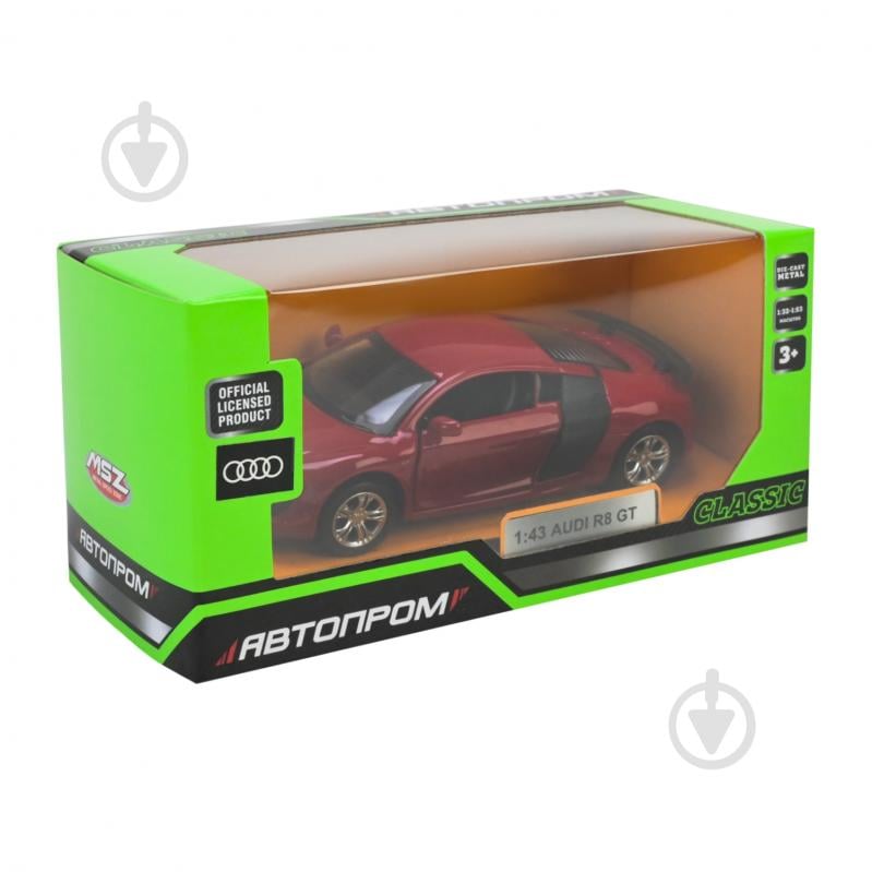 Автомодель Автопром 1:43 AUDI R8 GT 4319 - фото 6