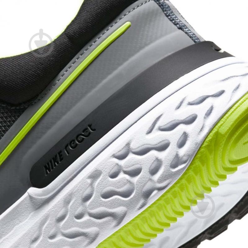 Кроссовки Nike React Miler 2 CW7121-002 р.45,5 серые - фото 12