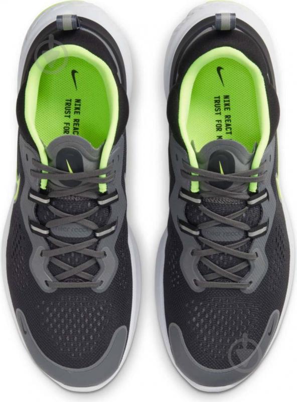 Кроссовки Nike React Miler 2 CW7121-002 р.45,5 серые - фото 7