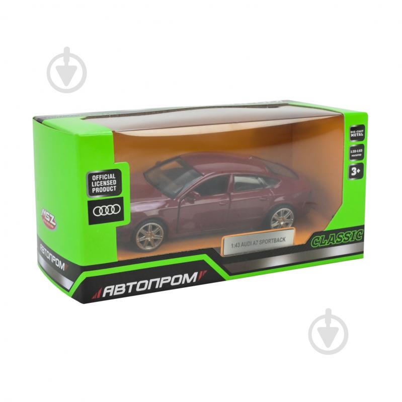 Автомодель Автопром 1:43 Audi A7 Sportback 4332 - фото 7