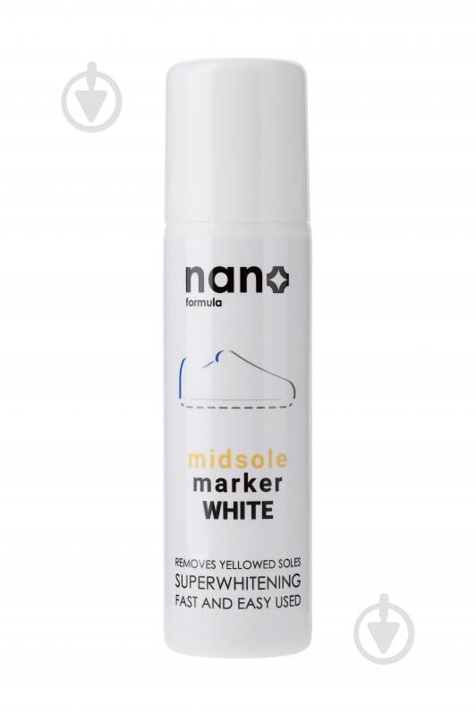 Крем-маркер для обуви Midsole Marker White Nano Formula белый 75 мл - фото 1 Крем-маркер для обуви Midsole Marker White Nano Formula белый 75 мл - фото 1