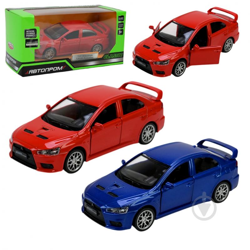 Автомодель Автопром 1:42 Mitsubishi-lancer-evolution 4335 - фото 1
