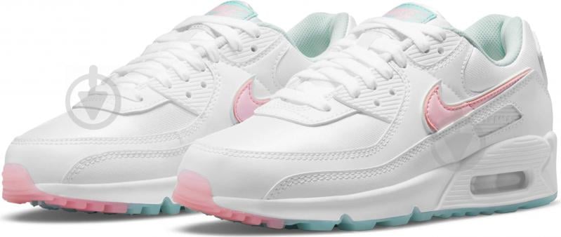 Кросівки жіночі демісезонні Nike AIR MAX 90 DJ1493-100 р.37,5 білі - фото 6