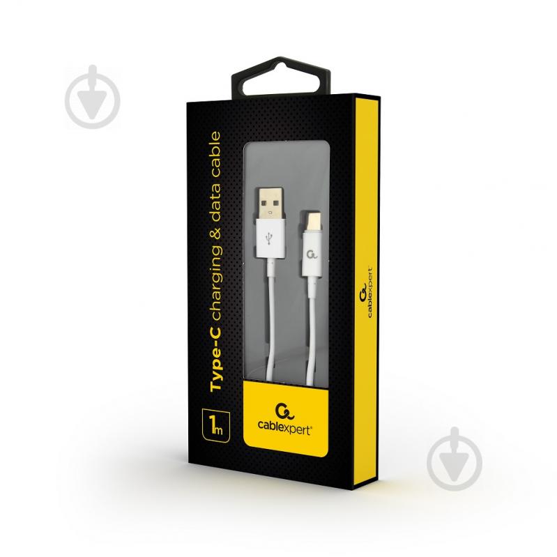 Кабель Cablexpert 1 м (CC-USB2P-AMCM-1M-W) USB 2.0 A-тато/C-тато - фото 2