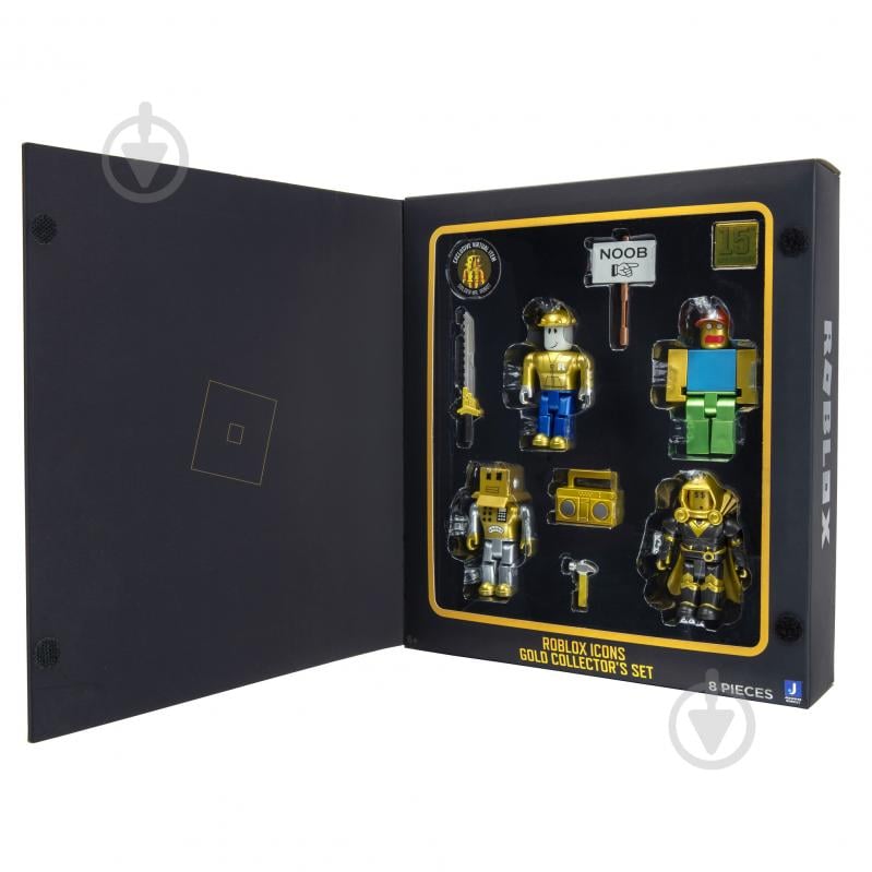 Фигурка коллекционная Roblox Jazwares Four Figure Pack Icons – 15th Anniversary Gold Collector's Set ROB0527 - фото 1