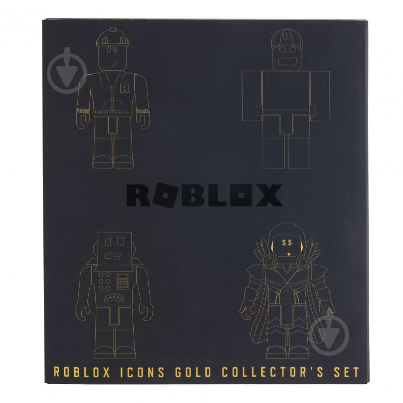 Фигурка коллекционная Roblox Jazwares Four Figure Pack Icons – 15th Anniversary Gold Collector's Set ROB0527 - фото 4