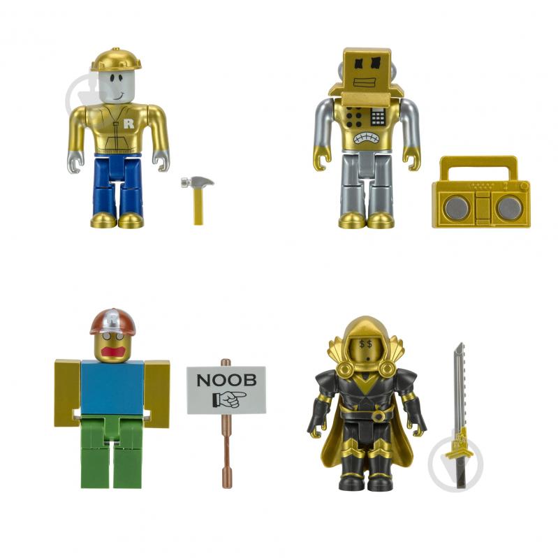 Фигурка коллекционная Roblox Jazwares Four Figure Pack Icons – 15th Anniversary Gold Collector's Set ROB0527 - фото 7