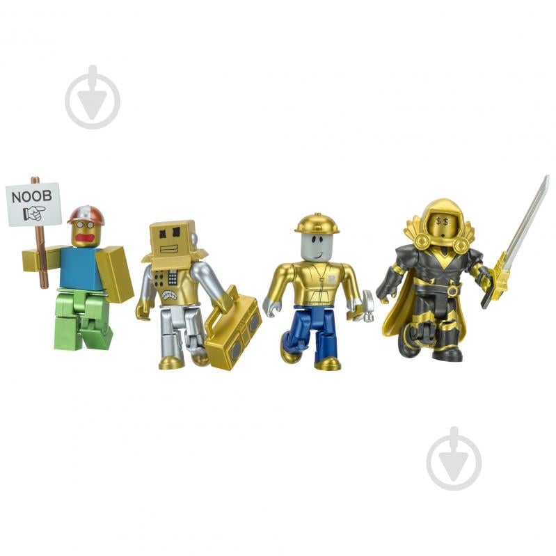 Фигурка коллекционная Roblox Jazwares Four Figure Pack Icons – 15th Anniversary Gold Collector's Set ROB0527 - фото 11