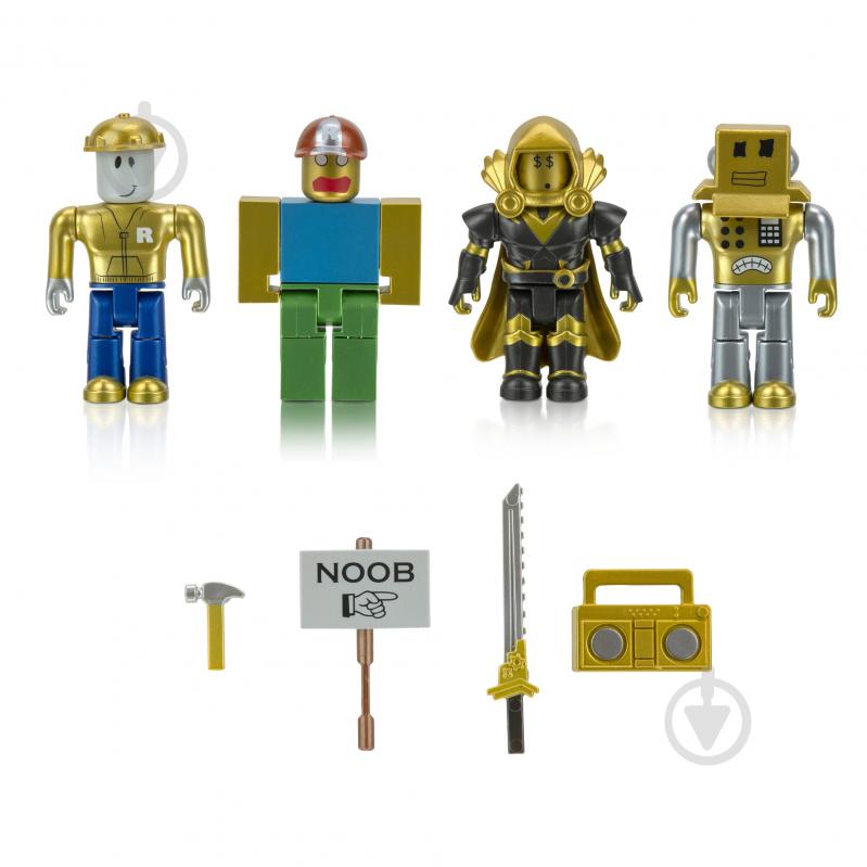 Фигурка коллекционная Roblox Jazwares Four Figure Pack Icons – 15th Anniversary Gold Collector's Set ROB0527 - фото 8