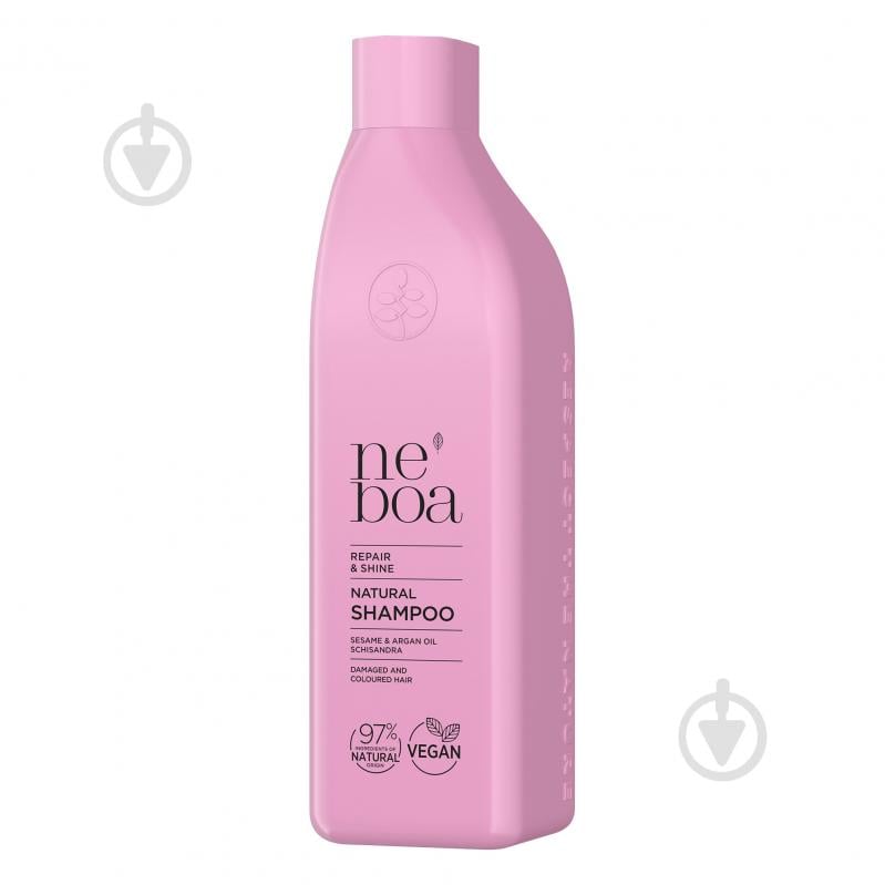 Шампунь органический NEBOA Repair & Shine для восстановления и реконструкции поврежденных и окрашенных волос 300 мл - фото 1 Шампунь органический NEBOA Repair & Shine для восстановления и реконструкции поврежденных и окрашенных волос 300 мл - фото 1
