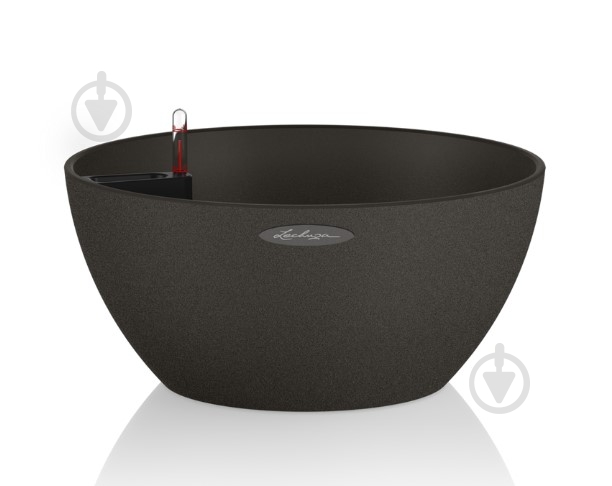 Вазон декоративный Lechuza Cubeto Color 30 круглый 4,5 л графитово-черный (13832) - фото 1 Вазон декоративный Lechuza Cubeto Color 30 круглый 4,5 л графитово-черный (13832) - фото 1