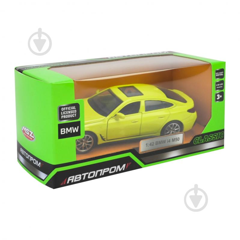 Автомодель Автопром 1:43 BMW I4 M50 4378 - фото 7
