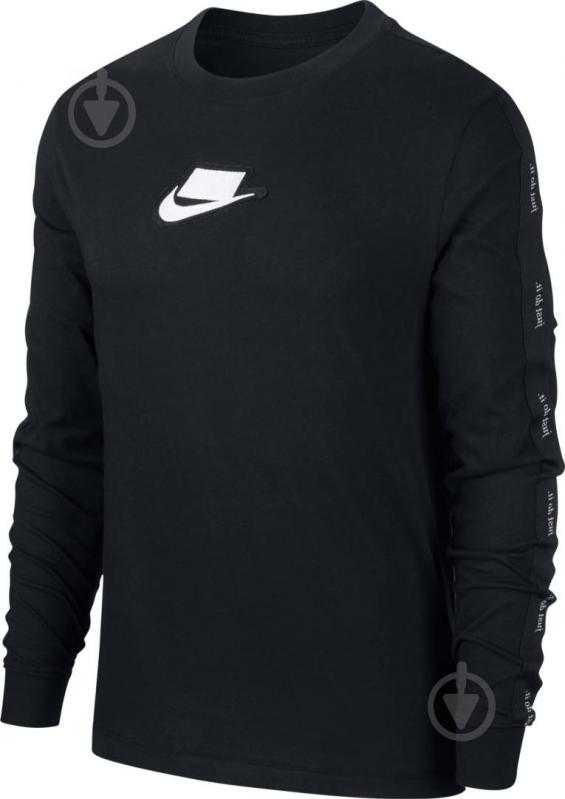 Футболка Nike M NSW LS TEE NSW 2 CI6214-010 р.M чорний - фото 1