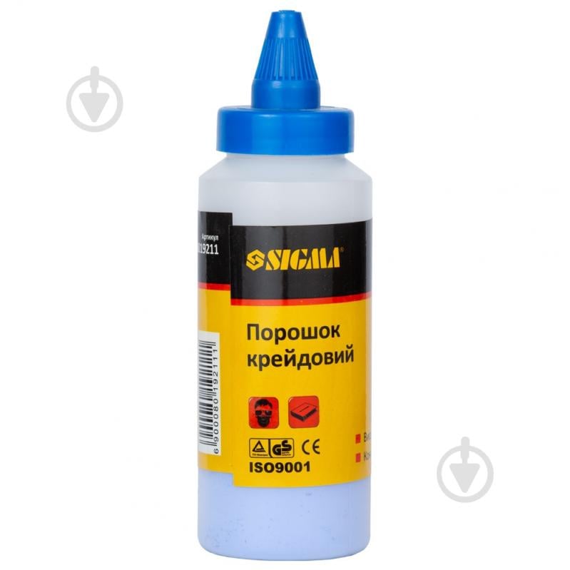 Крейда для розмітки Sigma 8019211 115 г синій - фото 1 Крейда для розмітки Sigma 8019211 115 г синій - фото 1