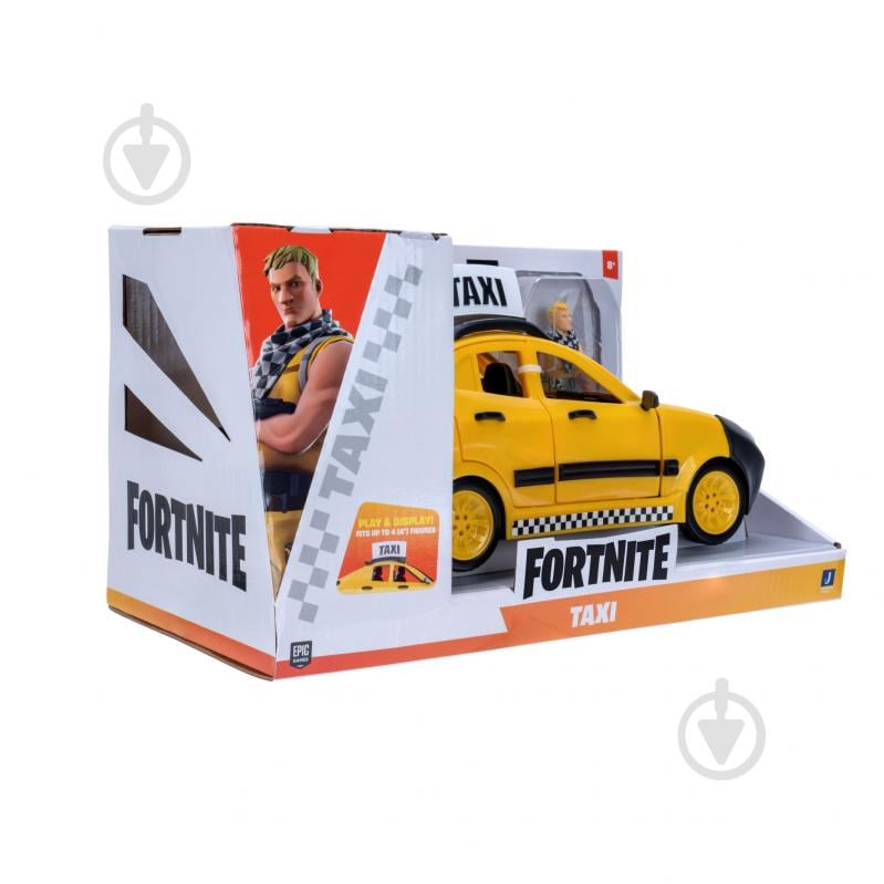 Ігровий набір Fortnite Joy Ride Vehicle Taxi Cab автомобіль і фігурка FNT0817 - фото 3