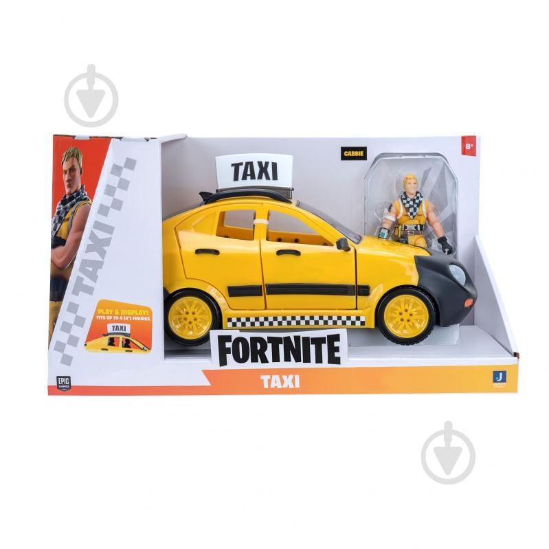 Ігровий набір Fortnite Joy Ride Vehicle Taxi Cab автомобіль і фігурка FNT0817 - фото 1