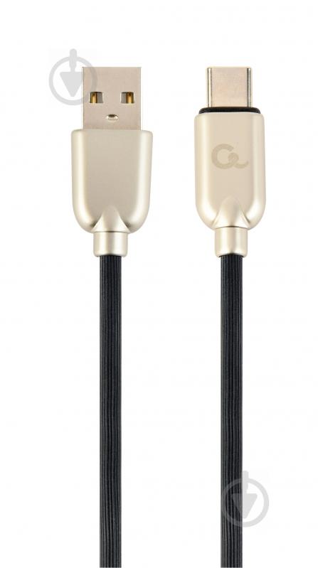 Кабель Cablexpert 1 м чорний (CC-USB2R-AMCM-1M) USB 2.0 A-тато/C-тато - фото 1