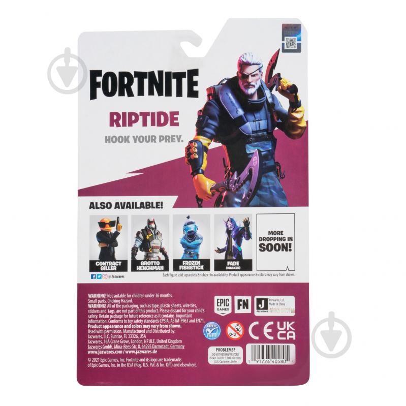 Фигурка коллекционная Fortnite Solo Mode Core Figure Riptide S9 10 см FNT0805 - фото 4