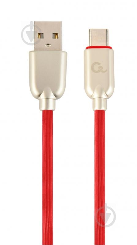 Кабель Cablexpert 2 м красный (CC-USB2R-AMCM-2M-R) USB 2.0 A-папа/C-папа, - фото 1