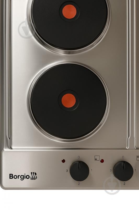 Варильна поверхня електрична Borgio 6850-04R Inox - фото 2