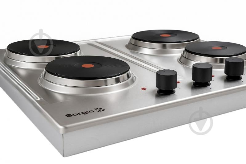 Варильна поверхня електрична Borgio 6850-04R Inox - фото 8