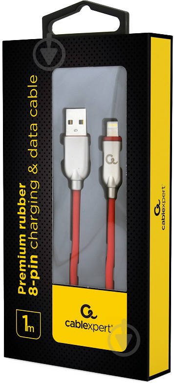 Кабель Cablexpert Lightning – USB 1 м красный (CC-USB2R-AMLM-1M-R) USB 2.0 А-папа/Lightning - фото 2