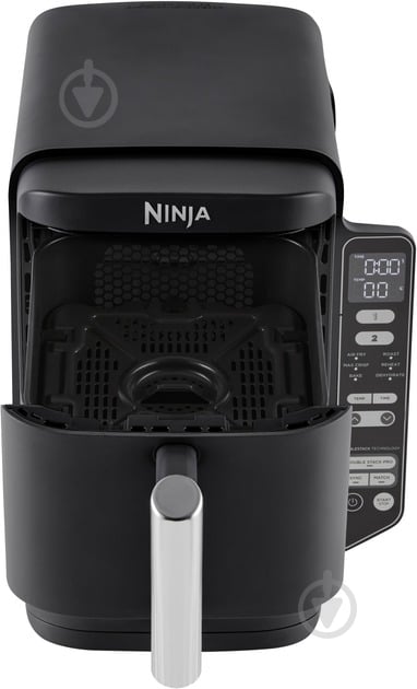ВИТРИНА! Мультипечь NINJA Double Stack Air fryer double basket vertical 7.6l - black - фото 7