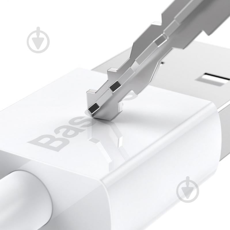 Кабель BASEUS Superior Series Fast Charging Data Cable USB to Micro 2 A 1 м білий (CAMYS-02) - фото 6