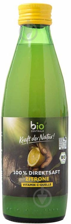 Сік лимонний Bio Zentrale органічний 250 мл - фото 1