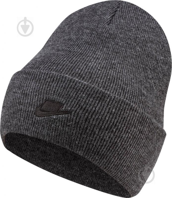 Шапка Nike U Nsw Cuffed Beanie Jdi Nsp CK1320-010 р.one size чорний - фото 1