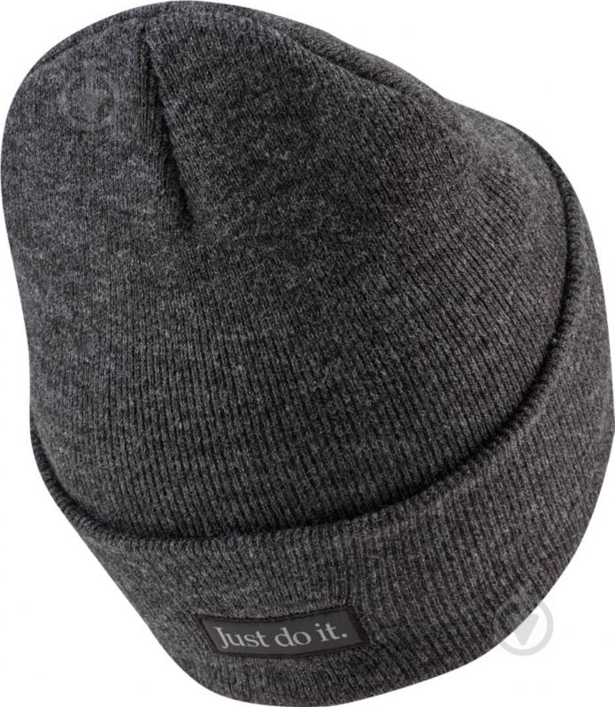 Шапка Nike U Nsw Cuffed Beanie Jdi Nsp CK1320-010 р.one size чорний - фото 2