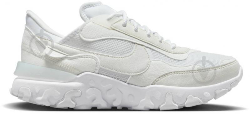 Кросівки жіночі демісезонні Nike REACT R3VISION DQ5188-100 р.40 білі - фото 1
