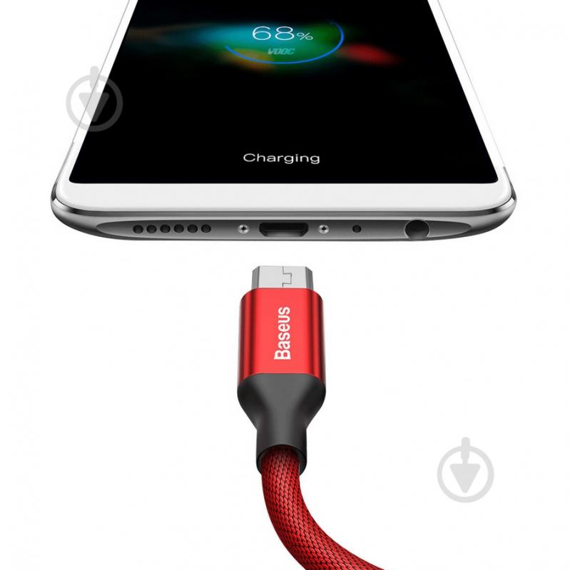 Кабель BASEUS Yiven Cable for Micro 1,5 м red (CAMYW-B09) - фото 5