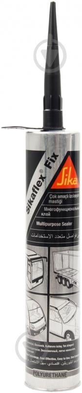 Клей-герметик Sika Sikaflex-Fix однокомпонентный черный 300 мл - фото 2