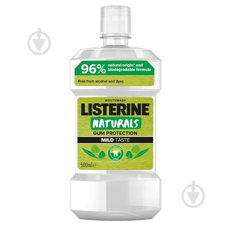 Ополаскиватель для полости рта Listerine Naturals c эфирными маслами 500 мл - фото 1