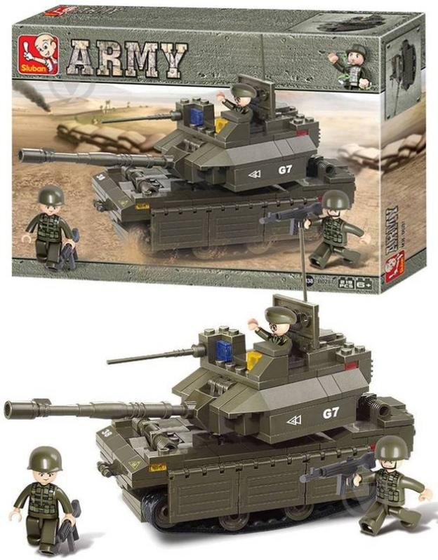 Конструктор Sluban M38-B0287 Армія: Танк - фото 2
