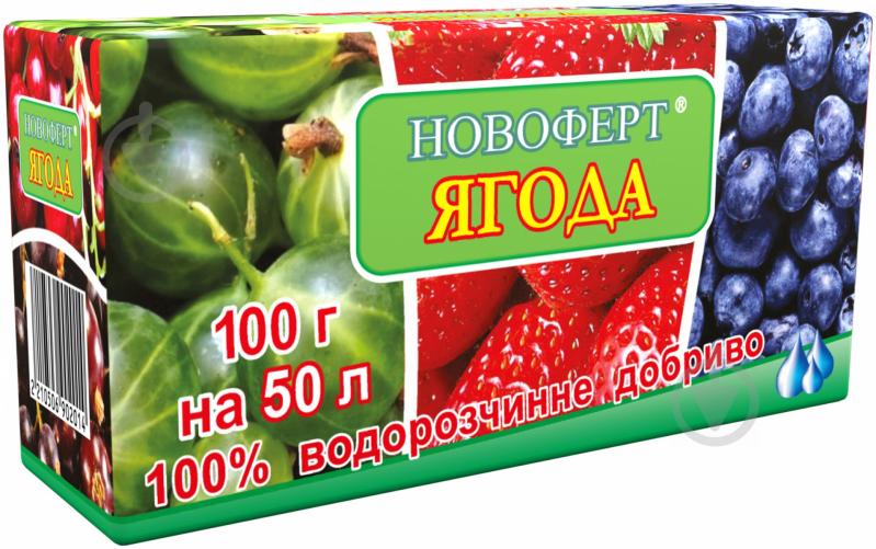 Добриво мінеральне НОВОФЕРТ Ягода 100 г - фото 1