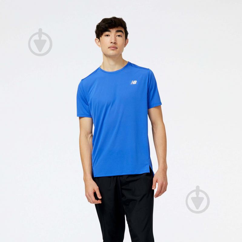 Футболка New Balance ACCELERATE MT23222MIB р.S синий - фото 1