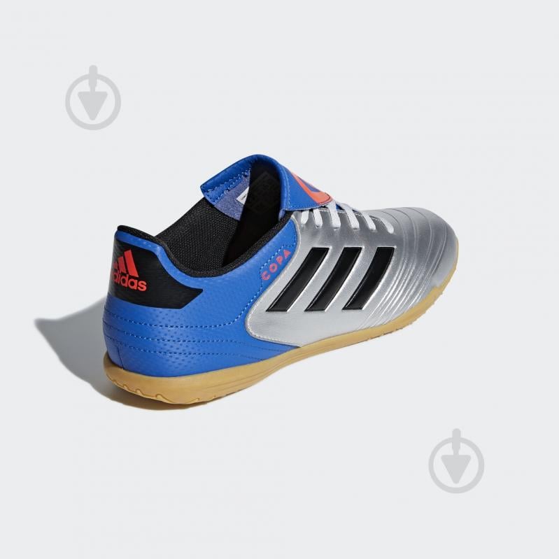 Футзальная обувь Adidas COPA TANGO 18.3 IN DB2448 р.41 1/3 серебряный - фото 5