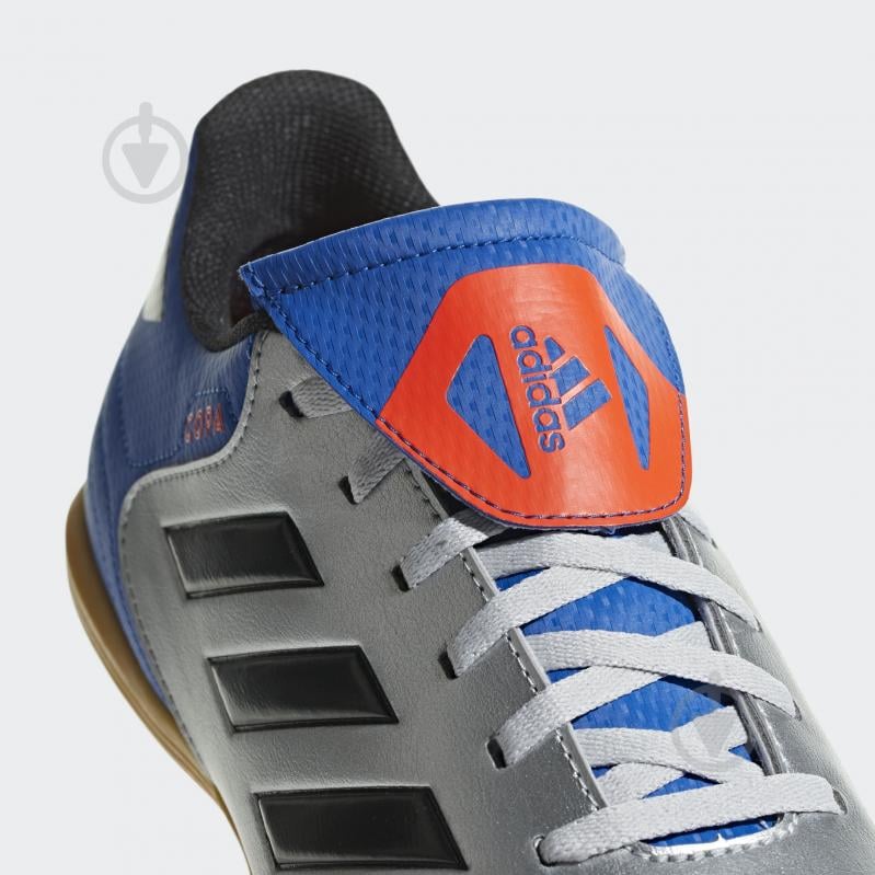 Футзальная обувь Adidas COPA TANGO 18.3 IN DB2448 р.41 1/3 серебряный - фото 7