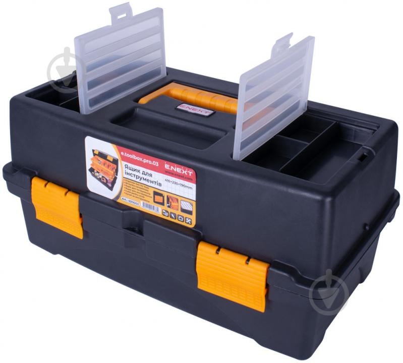 Скриня для інструментів E.NEXT e.toolbox.pro. 17" t011003 - фото 3