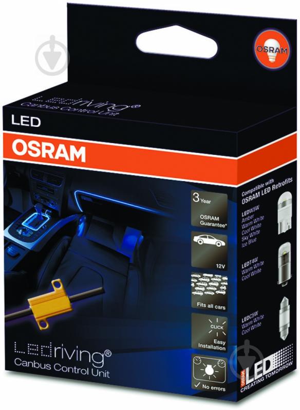 Автолампа світлодіодна Osram T4W 12 Вт 2 шт. - фото 3