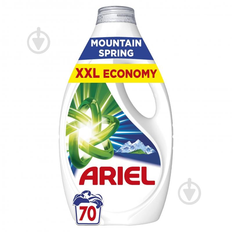 Гель для машинной и ручной стирки Ariel Горный источник 3,15 л - фото 1 Гель для машинной и ручной стирки Ariel Горный источник 3,15 л - фото 1