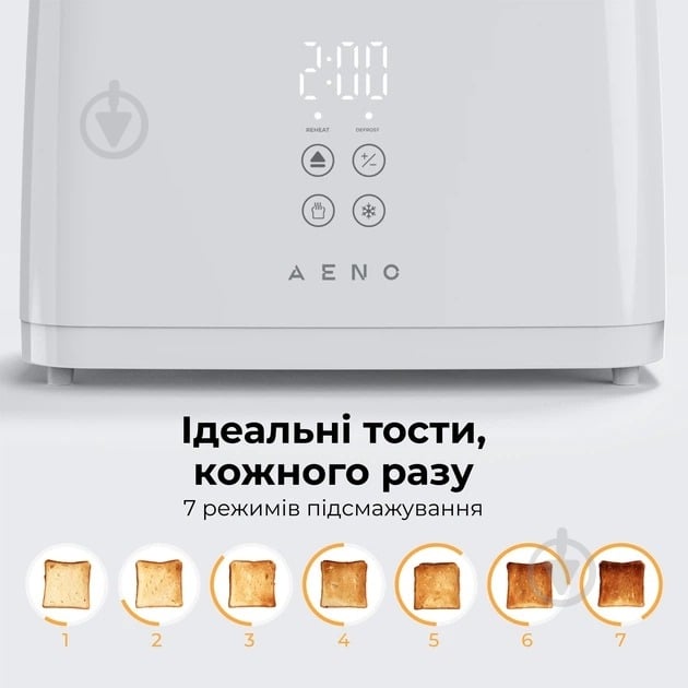 ВІТРИНА! Тостер AENO TS2W (ATS0002W) - фото 6 ВІТРИНА! Тостер AENO TS2W (ATS0002W) - фото 6