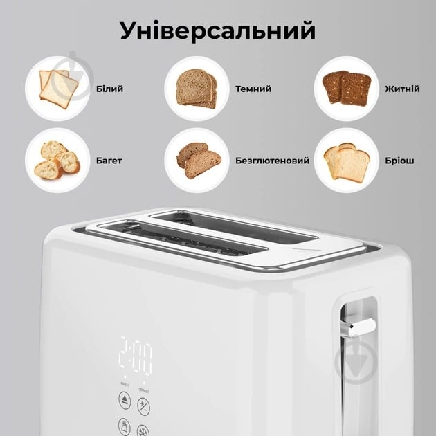 ВІТРИНА! Тостер AENO TS2W (ATS0002W) - фото 8 ВІТРИНА! Тостер AENO TS2W (ATS0002W) - фото 8