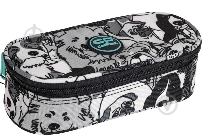 Пенал Campus Dogs Planet CoolPack серый - фото 1