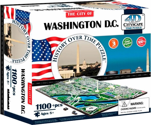 Пазл объемный 4D Cityscape США: Вашингтон 40018 - фото 1