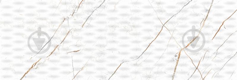 Плитка InterCerama Dark marble сірий світлий рельєф 3090 210 071/P 30x90 - фото 1